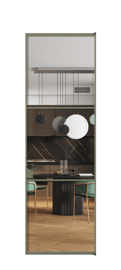 Алюминиевая дверь АЛПЛ040.03 Алюминий оливковый тёмный Прозрачное стекло "Кристал Вижн", калёное. Без короба АОТ Цена 136890 Стоимость комплекта двери включает: 1. Полотно (600/650/700/750/800/850/900/950*2000-2400 мм).
2. Короб
3. Комплект фурнитуры (2 торцевые петли и магнитный замок с ответной планкой). Фабрика дверей Волховец 8 (800) 551 43 19 Алюминиевая дверь АЛПЛ040.03 Алюминий оливковый тёмный Прозрачное стекло "Кристал Вижн", калёное Цена 136890 | Volhovec