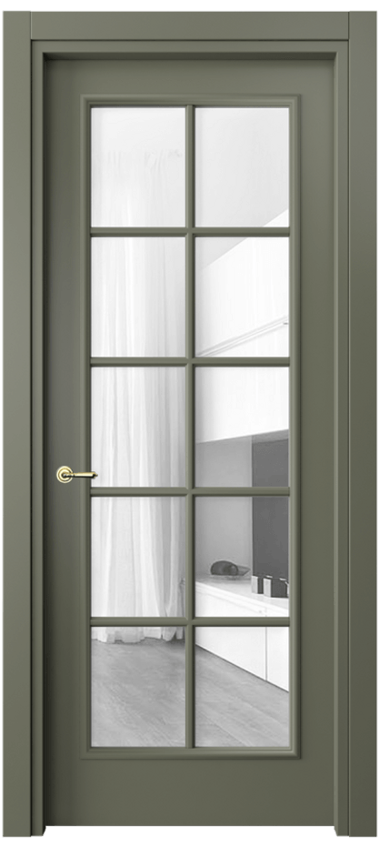 Дверь межкомнатная Париж 8102 Матовый оливковый тёмный Прозрачное стекло Гладкий наличник МОТ Цена 80850 ₽ Наличники уже входят в базовый комплект. Фабрика дверей Волховец 8 (800) 551 43 19 Межкомнатная дверь Париж 8102 Матовый оливковый тёмный Прозрачное стекло Цена 80850 ₽| Volhovec