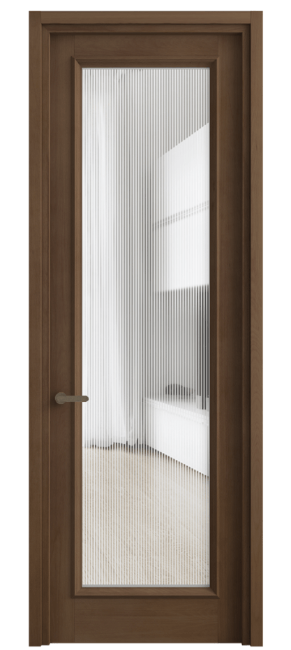 Дверь межкомнатная Шарм 6702 Бук тёмный матовый Рифлёное стекло "Дюна", триплекс Узкий классический наличник БТМ Цена 122850 ₽ Наличники уже входят в базовый комплект. Фабрика дверей Волховец 8 (800) 551 43 19 Межкомнатная дверь Шарм 6702 Бук тёмный матовый Рифлёное стекло "Дюна", триплекс Цена 122850 ₽ | Volhovec