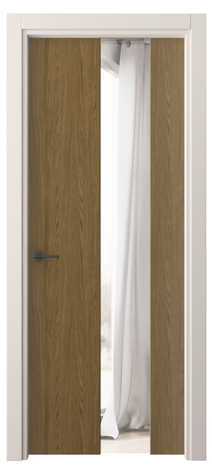 Межкомнатная дверь Фридом 4226 Торфяной дуб Двустороннее зеркало, триплекс Цена 38370 ₽ | Volhovec