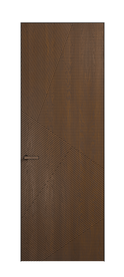 Дверь межкомнатная Вельвет 8213 Дуб каштановый матовый. Скрытый короб Черный Цена 168810 . Фабрика дверей Волховец 8 (800) 551 43 19 Межкомнатная дверь Вельвет 8213 Дуб каштановый матовый. Цена 168810 | Volhovec