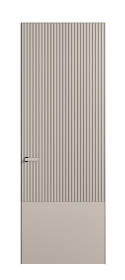 Дверь межкомнатная Вельвет 8203 Матовый светло-бежевый. Скрытый короб Черный Цена 68220 . Фабрика дверей Волховец 8 (800) 551 43 19 Межкомнатная дверь Вельвет 8203 Матовый светло-бежевый. Цена 68220 | Volhovec