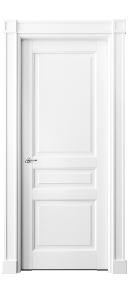 Межкомнатная дверь Тоскана Плано 6305 Матовый белоснежный  Цена 143790 ₽ | Volhovec