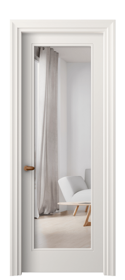 Дверь межкомнатная Эссе 8502 Матовый пудровый белый Двустороннее зеркало, триплекс Фигурный универсальный наличник МПБЛ Цена 75910 ₽ Наличники уже входят в базовый комплект. Фабрика дверей Волховец 8 (800) 551 43 19 Межкомнатная дверь Эссе 8502 Матовый пудровый белый Двустороннее зеркало, триплекс Цена 75910 ₽ | Volhovec