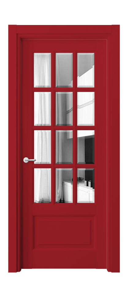 Дверь межкомнатная Тоскана Грильято 6313 Матовый белоснежный Двустороннее зеркало с фацетом, триплекс Гладкий наличник МБЛ Цена 152499 ₽ Наличники уже входят в базовый комплект. Фабрика дверей Волховец 8 (800) 551 43 19 Межкомнатная дверь Тоскана Грильято 6313 Матовый белоснежный Двустороннее зеркало с фацетом, триплекс Цена 152499 ₽ | Volhovec