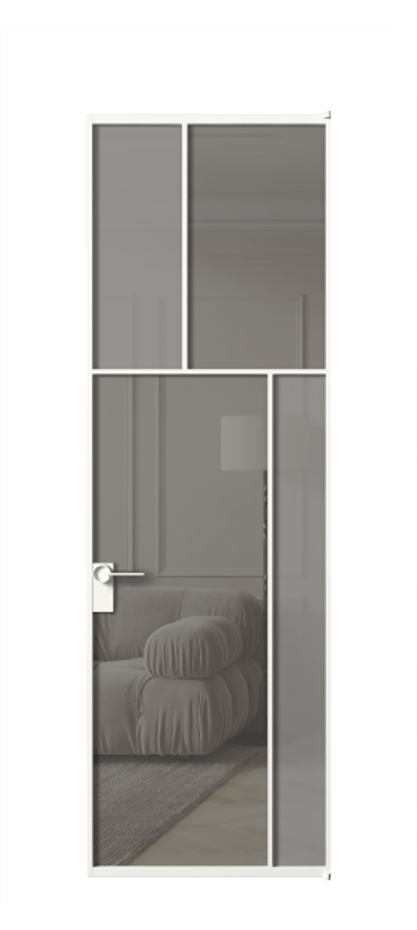 Дверь межкомнатная Мозаик АЛПЛ041.23 Алюминий Белый Сатинированное серое стекло, триплекс, 6 мм + Прозрачное серое стекло, триплекс Без короба бел Цена 168070 Стоимость комплекта двери включает:
1. Полотно (600/650/700/750/800/850/900/950*2000-2400 мм).
2. Короб
3. Комплект фурнитуры (2 торцевые петли и магнитный замок с ответной планкой). Фабрика дверей Волховец 8 (800) 551 43 19 Межкомнатная дверь Мозаик АЛПЛ041.23 Алюминий Белый Сатинированное серое стекло, триплекс, 6 мм + Прозрачное серое стекло, триплекс Цена 168070 ₽ | Volhovec