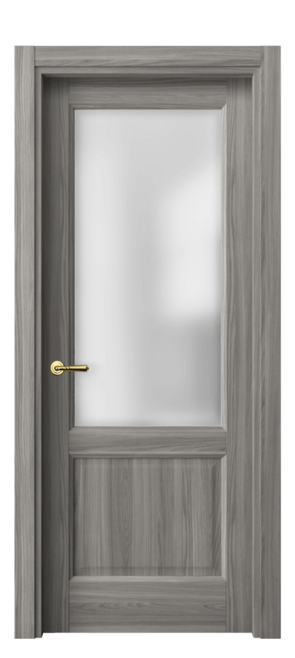 Межкомнатная дверь Галант 1422 Имбирный ясень Сатинированное стекло Цена 33160 ₽ | Volhovec