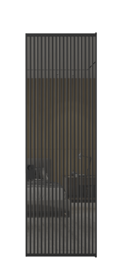 Алюминиевая дверь АЛПЛ040.06 Алюминий Черный Рефлективное серое стекло "Стопсол", калёное. Без короба чер Цена 202410 Стоимость комплекта двери включает: 1. Полотно (600/650/700/750/800/850/900/950*2000-2400 мм).
2. Короб
3. Комплект фурнитуры (2 торцевые петли и магнитный замок с ответной планкой). Фабрика дверей Волховец 8 (800) 551 43 19 Алюминиевая дверь АЛПЛ040.06 Алюминий Черный Рефлективное серое стекло "Стопсол", калёное Цена 202410 | Volhovec