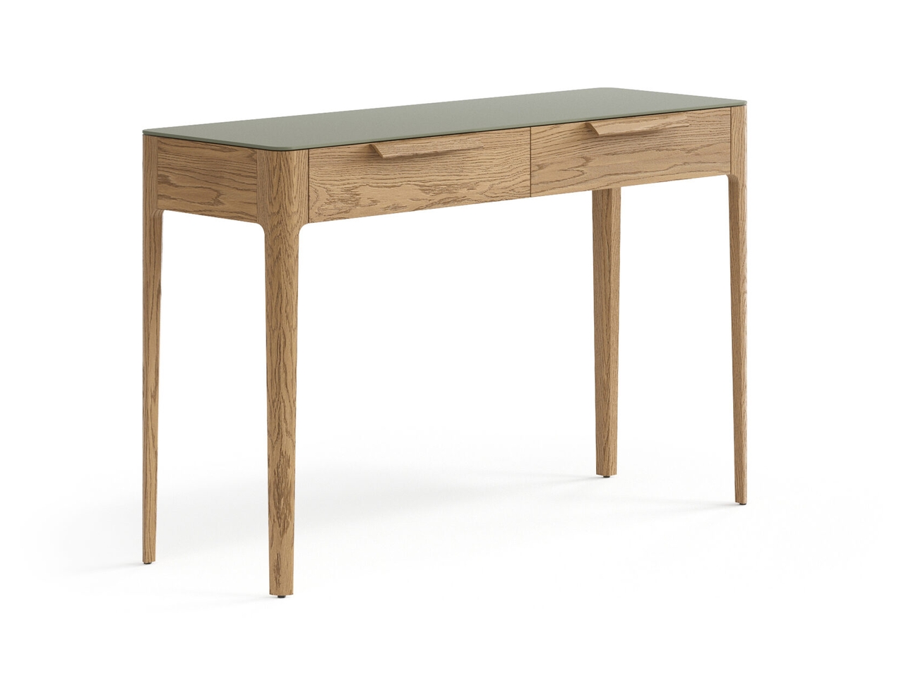 Консоль Piega 2 ящика дуб мускатный матовый