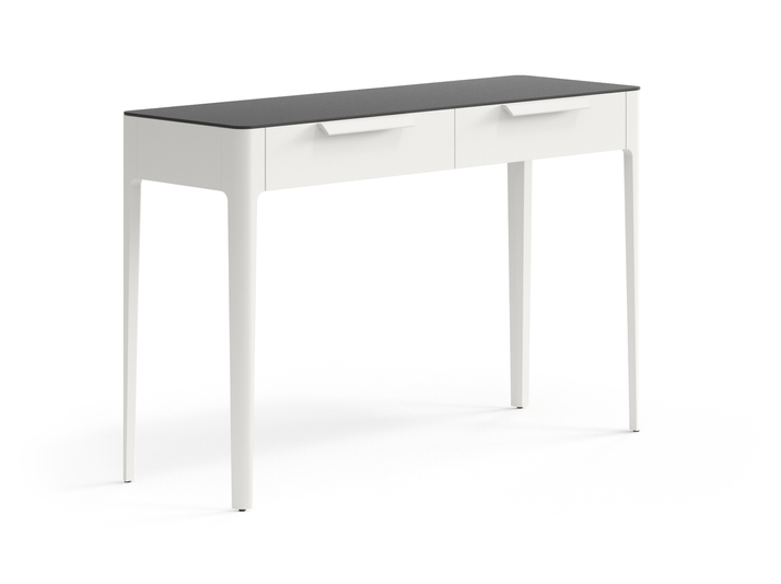 Мебель Консоль Пьега 2 ящика. Цвет Матовый тёплый серый. Материал Гладкая эмаль. Коллекция Консоль Пьега 2 ящика. Фото. Мебель Консоль Пьега 2 ящика. Цвет Матовый тёплый серый. Материал Гладкая эмаль. Коллекция Консоль Пьега 2 ящика. Картинка.