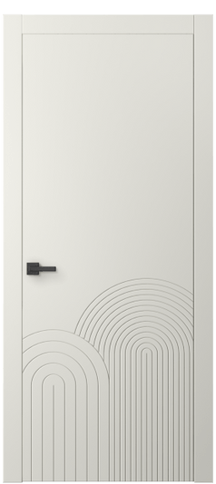 Дверь межкомнатная 8059 МЖМ. Цвет Матовый жемчужный. Материал Гладкая эмаль. Коллекция Линия. Картинка.