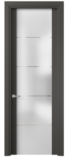 Межкомнатная дверь 4114 ПЭГФ ГРА. Цвет ПЭТ графитовый. Материал ПЭТ. Коллекция Планум. Фото. Дверь межкомнатная 4114 ПЭГФ ГРА. Цвет ПЭТ графитовый. Материал ПЭТ. Коллекция Планум. Картинка.