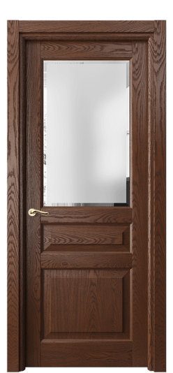 Межкомнатная дверь 0710 ДКЧ.Б Сатинированное стекло с фацетом. Цвет Дуб коньячный брашированный. Материал Массив дуба брашированный. Коллекция Лигнум. Фото. Дверь межкомнатная 0710 ДКЧ.Б Сатинированное стекло с фацетом. Цвет Дуб коньячный брашированный. Материал Массив дуба брашированный. Коллекция Лигнум. Картинка.