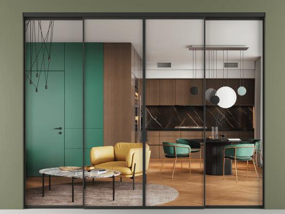 Алюминевая перегородка vn2+2_01 Crystalvision ЧЕР. Цвет Алюминий Черный. Материал Алюминий. Коллекция Перегородка Формато внутри проёма 4 створки. Фото. Алюминевая перегородка vn2+2_01 Crystalvision ЧЕР. Цвет Алюминий Черный. Материал Алюминий. Коллекция Перегородка Формато внутри проёма 4 створки. Картинка.