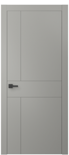Дверь межкомнатная АКП 8056 МНСР Матовый нейтральный серый. Цвет Матовый нейтральный серый. Материал Гладкая эмаль. Коллекция Линия. Картинка.