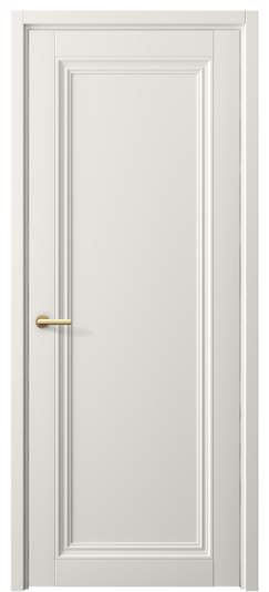 Дверь межкомнатная 2501 ПЭБЛ. Цвет ПЭТ белоснежный. Материал ПЭТ. Коллекция Центро. Картинка.