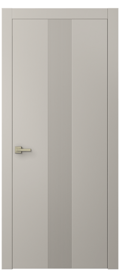 Дверь межкомнатная 8042 МСБЖ. Цвет Матовый светло-бежевый. Материал Гладкая эмаль. Коллекция Линия. Картинка.