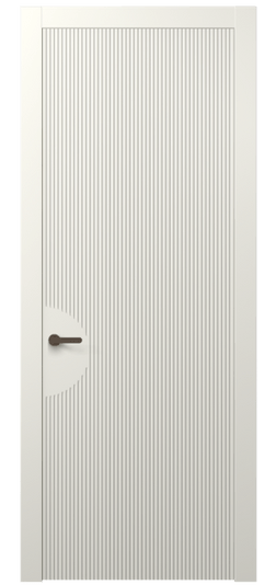 Дверь межкомнатная АКП 8624 МЖМ. Цвет Матовый жемчужный. Материал Гладкая эмаль. Коллекция Дюна. Картинка.