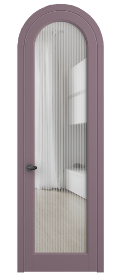 Дверь межкомнатная 6814 Пастельно-фиолетовый RAL 4009 MORU. Цвет RAL Пастельно-фиолетовый RAL 4009. Материал Гладкая эмаль. Коллекция Палаццо. Картинка.