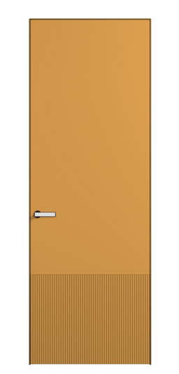 Дверь межкомнатная 8202 Пастельно-жёлтый RAL 1034. Цвет RAL Пастельно-жёлтый RAL 1034. Материал Гладкая эмаль. Коллекция Вельвет. Картинка.