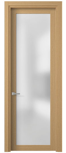 Дверь межкомнатная 2102 МШДПР САТ. Цвет Дуб песочный рифт. Материал Мультишпон. Коллекция Планум. Картинка.