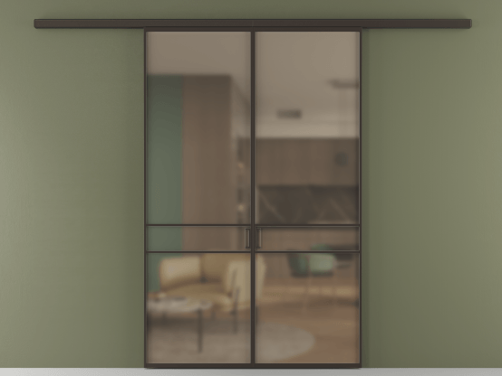 Алюминевая перегородка АЛПР 040.02_ААН_Бронза сатин триплекс_new. Цвет Алюминий антрацит. Материал Алюминий в эмали. Коллекция Перегородка Формато вдоль стены 2 створки. Фото. Алюминевая перегородка АЛПР 040.02_ААН_Бронза сатин триплекс_new. Цвет Алюминий антрацит. Материал Алюминий в эмали. Коллекция Перегородка Формато вдоль стены 2 створки. Картинка.