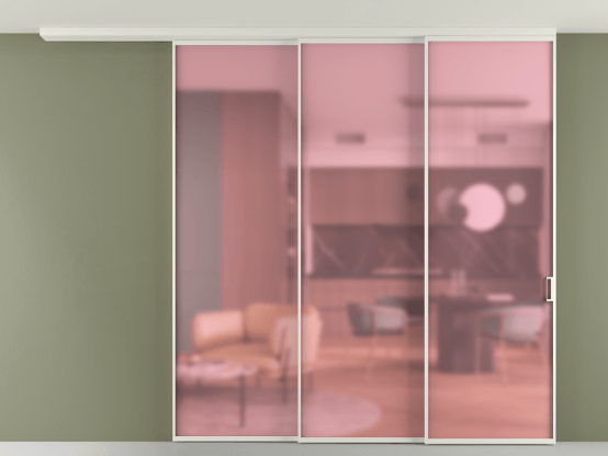 Алюминевая перегородка АЛПР 040.01_БЕЛ_САТ РОЗ_new. Цвет Алюминий Белый. Материал Алюминий. Коллекция Перегородка Формато вдоль стены на потолок 3 створки с синхронным механизмом. Фото. Алюминевая перегородка АЛПР 040.01_БЕЛ_САТ РОЗ_new. Цвет Алюминий Белый. Материал Алюминий. Коллекция Перегородка Формато вдоль стены на потолок 3 створки с синхронным механизмом. Картинка.