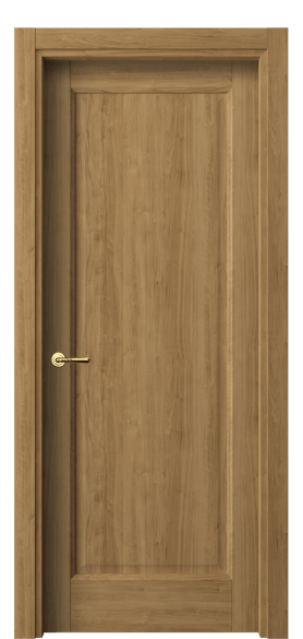 Дверь межкомнатная 1401 ГОР. Цвет Грецкий орех. Материал Ламинатин. Коллекция Галант. Картинка.