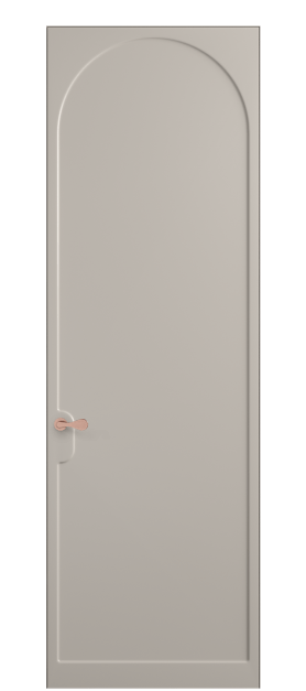 Дверь межкомнатная 7503 МСБЖ. Цвет Матовый светло-бежевый. Материал Гладкая эмаль. Коллекция Софтформ. Картинка.