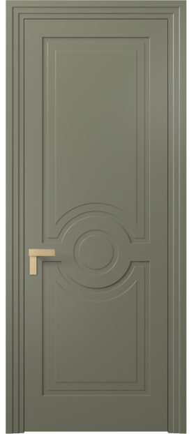 Дверь межкомнатная АКП 8361 МОТ Матовый оливковый тёмный. Цвет Матовый оливковый тёмный. Материал Гладкая эмаль. Коллекция Рокка. Картинка.