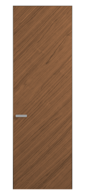 Дверь межкомнатная 0200 ОУММР Орех умбра матовый. Цвет Орех умбра матовый рифт. Материал Радиальный шпон НатурВуд. Коллекция Рифт. Картинка.