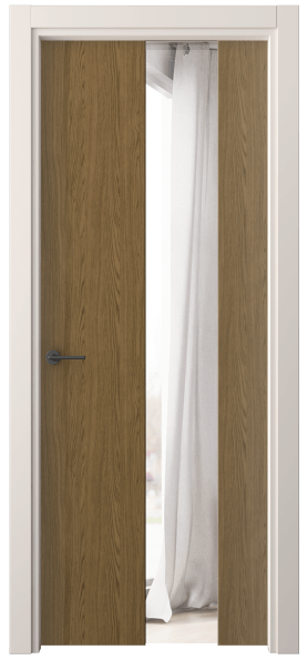 Дверь межкомнатная 4226 ТФД ДВ ЗЕР. Цвет Торфяной дуб. Материал Ламинатин. Коллекция Фридом. Картинка.