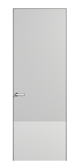 Дверь межкомнатная АКП 8203 МБЛ Матовый белоснежный. Цвет Матовый белоснежный. Материал Гладкая эмаль. Коллекция Вельвет. Картинка.